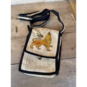 Jamaican Shoulder Bag Lakhay Collection 100% Hemp  Made In Nepal‎